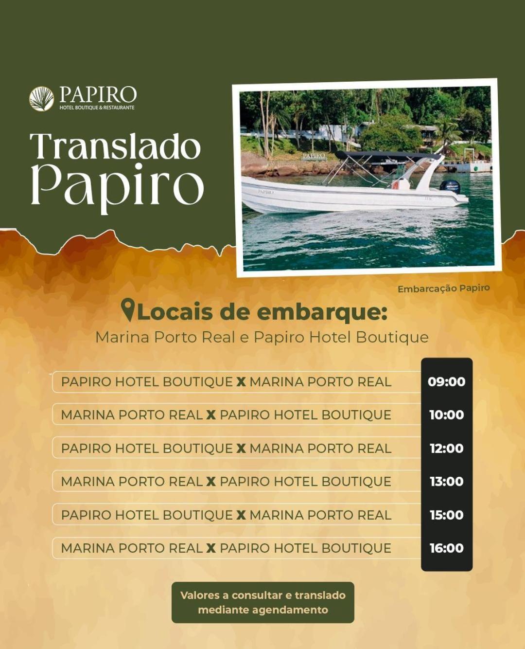 Pousada Papiro Boutique Vila do Abraao Екстер'єр фото